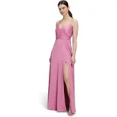 Vera Mont Robe de soirée rose ancienne