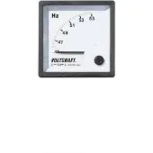 Voltcraft AM-72X72/50HZ Appareil de mesure analogique encastrable AM-72X72/50HZ 45 - 55 Hz bobine mobile, 380 - 400 V/AC (AM-72X72/50HZ)