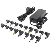 MicroBattery 90W Universal Power Adapter Intérieur 90W Noir adaptateur de puissance & onduleur - Adaptateurs de puissance & onduleurs (90 W, Intérieur, Universel, Noir)