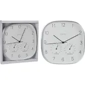 Koopman Horloge murale avec station météo 28,5cm