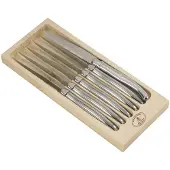 Jean Dubost Coffret 6 Couteaux Steak Inox Laguiole