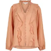 Apricot Chemisier orange pastel