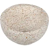 Differnz River waskom - 23x23x12cm - terrazzo beige