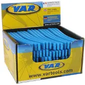 VAR Display Box 25 Sets 3 Tyre Levers Tool Bleu