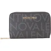 Mario Valentino Élégant portefeuille pour femme noir avec fermeture éclair et matériaux recyclés