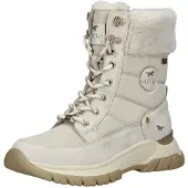 Mustang Bottines à lacets écru