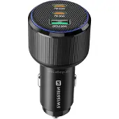 Swissten - Chargeur de voiture 95W (2x USB-C PD + 1x USB-A)