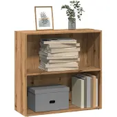 vidaXL Bibliothèque chêne artisanal 80x30x77 cm bois d'ingénierie