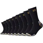 Camano Chaussettes 'Work' jaune d'or / gris chiné / noir