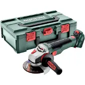 Metabo Meuleuse 125 mm 18 V WVB 18 LTX BL 15-125 (sans batterie ni chargeur), coffret