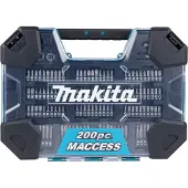 Makita E-22610 Coffret De 200 Pièces Comprenant Embouts Et Forets