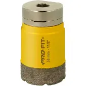 Pro-Fit 09031035 Foret Diamanté Avec Adaptateur C&D Intégré 35 Mm