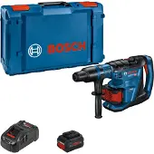 Bosch Marteau de forage sans fil BITURBO avec SDS max GBH 18V-40 C, 2 x batterie, XL-BOXX