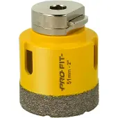 Pro-Fit 09031055 Foret Diamanté Avec Adaptateur C&D Intégré 55 Mm