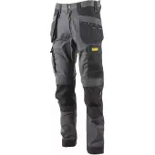 DeWalt FAIR31300 Fairhaven Pantalon De Travail En Tissu Extensible - Gris/noir - W30/L31