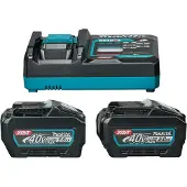 Makita Batterie Kit De Démarrage XGT DC40RA / 2x BL4050F