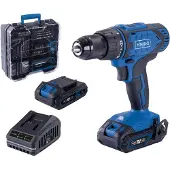 Scheppach Perceuse-visseuse - 20V IXES - 50 Nm 13mm Mandrin + 2 Batteries + Chargeur + 74 Accessoires + Boîte - C-DTB74/2-X