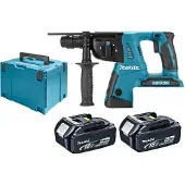 Makita DHR264RM2 Perforateur Burineur Sans-fil - 36V (2x 18V) - SDS-plus - Kit (2x 4,0 Ah) - Coffret - 2,5 J