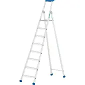 Little Jumbo 1223750108 Maxibat 2375 Échelle - Simple - Aluminium - 1 X 8 Marches - Hauteur De Travail Max. 3,82 M