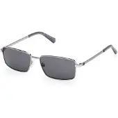 GUESS Gu00273 Sunglasses Argenté Smoke/CAT3 Homme