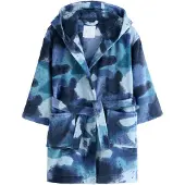 Next Peignoir bleu / bleu clair / bleu foncé
