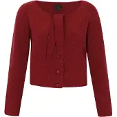 Dreimaster Klassik Cardigan bourgogne