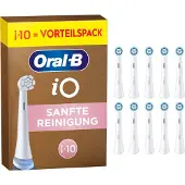 Oral-B Brosses à dents iO pack de 10, blanc Nettoyage en douceur