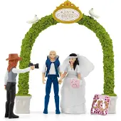Schleich Figurine La calèche de mariage. À partir de 5 ans. 42641 HORSE CLUB. Coffret de 106 pièces