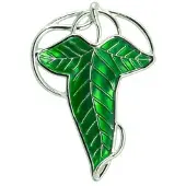 Le Seigneur Des Anneaux Pin's de - Feuille de Lorien - pour Indifférent - vert - Taille Standard