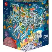 Heye Puzzle Aliens Welcome ! 1000 pièces