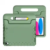 IMoshion Coque kidsproof avec poignée pour Apple iPad 11 (2025) 11 pouces A16 / iPad 10 (2022) 10.9 pouces - Olive Green