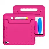 IMoshion Coque kidsproof avec poignée pour Apple iPad 11 (2025) 11 pouces A16 / iPad 10 (2022) 10.9 pouces - Rose
