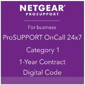 Netgear ProSupport OnCall 24x7 Category 1 - Support technique - support téléphonique - 1 année - 24x7 - pour ReadyNAS 102| 104