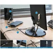 Kensington Desktop & Peripherals Locking Kit 2.0 Padlock Noir
