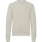 !Solid Pull-over 'SD Valencia' noir / blanc naturel