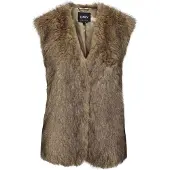 ONLY Femmes, Gilet, Gilet ONLDAWN, Marron, (L)