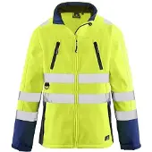 4PROTECT® Veste Softshell haute visibilité 4PROTECT PITTSBURGH jaune vif/navy S (S)