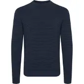 !Solid Pull-over 'SDValencia' bleu foncé