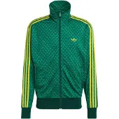 Adidas Veste de survêtement 'Firebird' jaune / émeraude / vert foncé