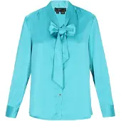 Faina Chemisier turquoise