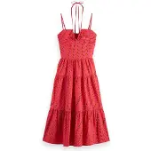 Scotch & Soda Ufu00617t Sleeveless Dress Rose 36 Femme