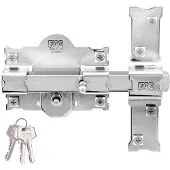 Fac F01054 101-r/105 Door Bolt Argenté