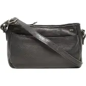 Berba Femmes, Sac à main, Kleine Crossbodytas / Schoudertas Dames - Leer - Lucca - Zwart, Noir
