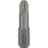 Bosch Lot de 3 embouts de vissage Extra-dure Pozidriv PZ3 à queue 6 pans mâle 1/4 Longueur 25 mm 2607001562