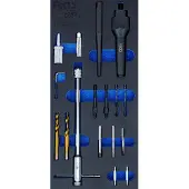 Bgs 8297 Kit de démontage et de réparation du filetage des bougies de préchauffage, M8 & M10