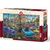 Art puzzle Puzzle Cimetière de Voiture - 1000 pièces
