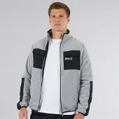 Bench Polaire Homme Anders Col Cheminée Circulaire Gris