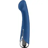 Satisfyer - vibromasseur point G rotatif - tête tournante - bleu