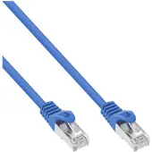 InLine 72503B Câble de raccordement, SF/UTP, Cat.5e, bleu, 3m