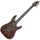 Schecter C-1 Exotic Ebony Natural Satin guitare électrique